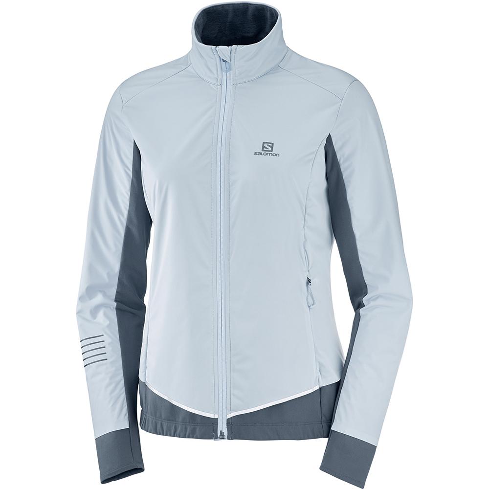 SALOMON LIGHTNING LIGHTSHELL JKT W Philippines - Women's Jackets - Blue | 378621-ZGO